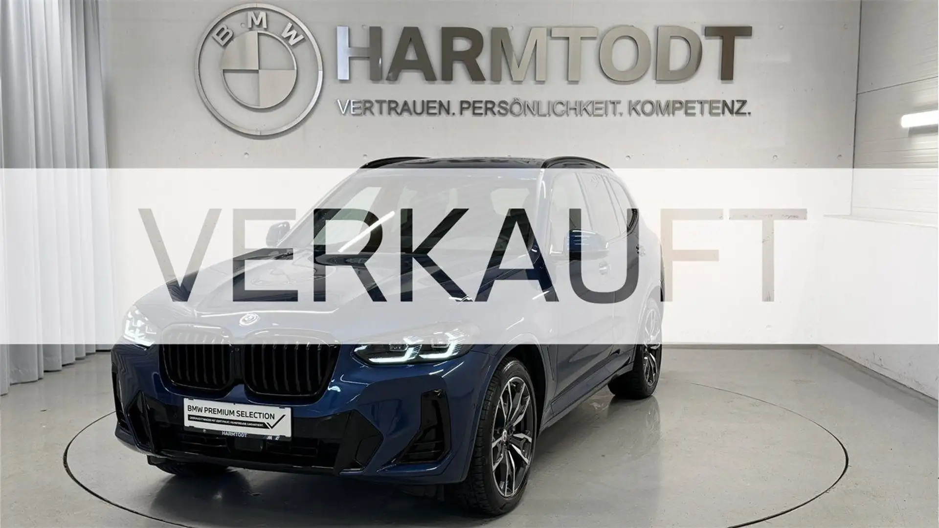 BMW X3 xDrive20d Blau - 1