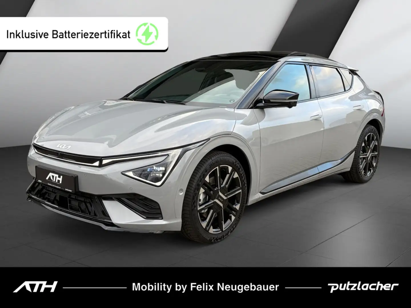 Kia EV6 Elektro 77,4 kWh GT Line 4WD Grau - 1