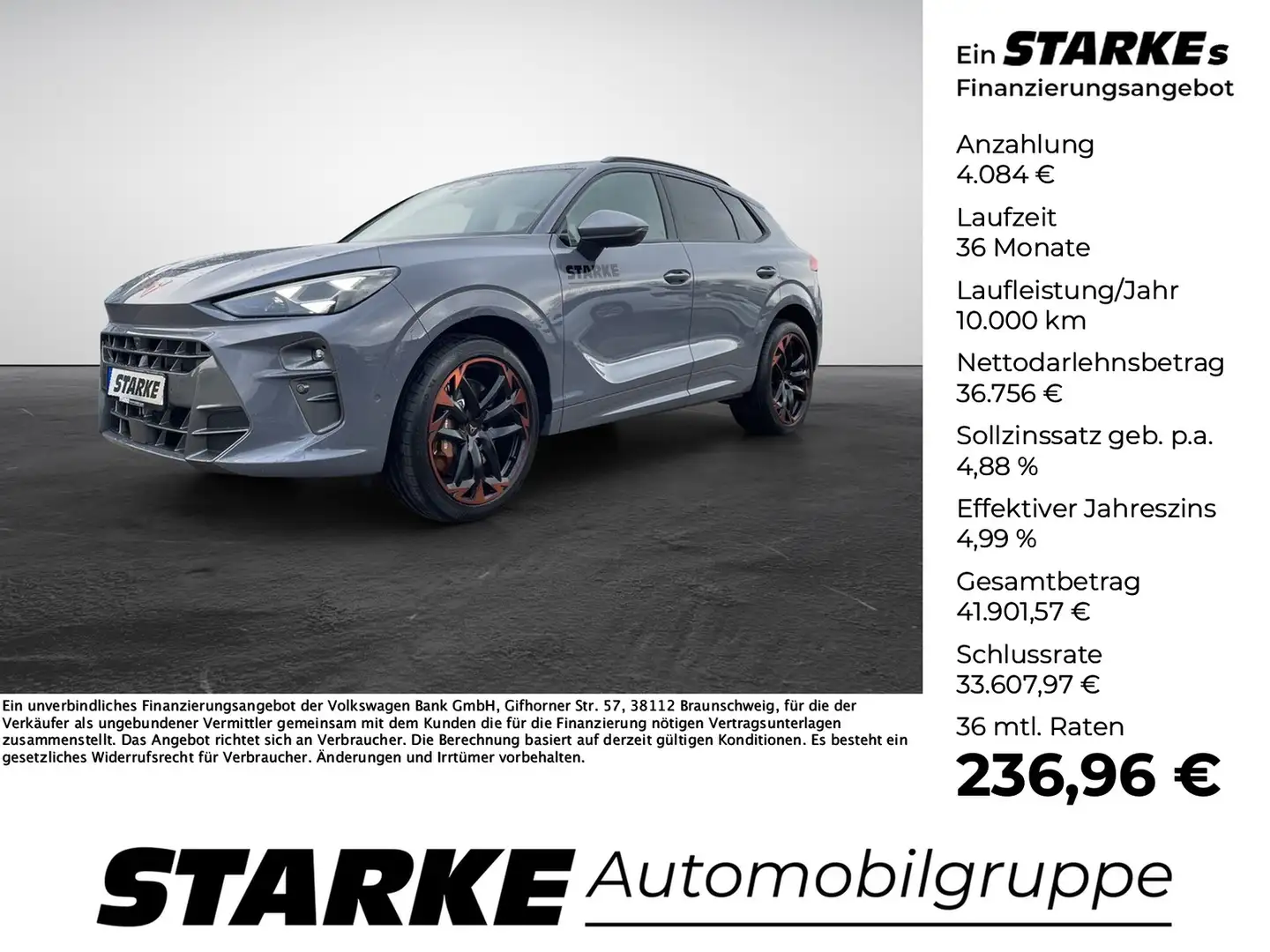 CUPRA Terramar VZ 2.0 TSI DSG 4Drive Gris - 1