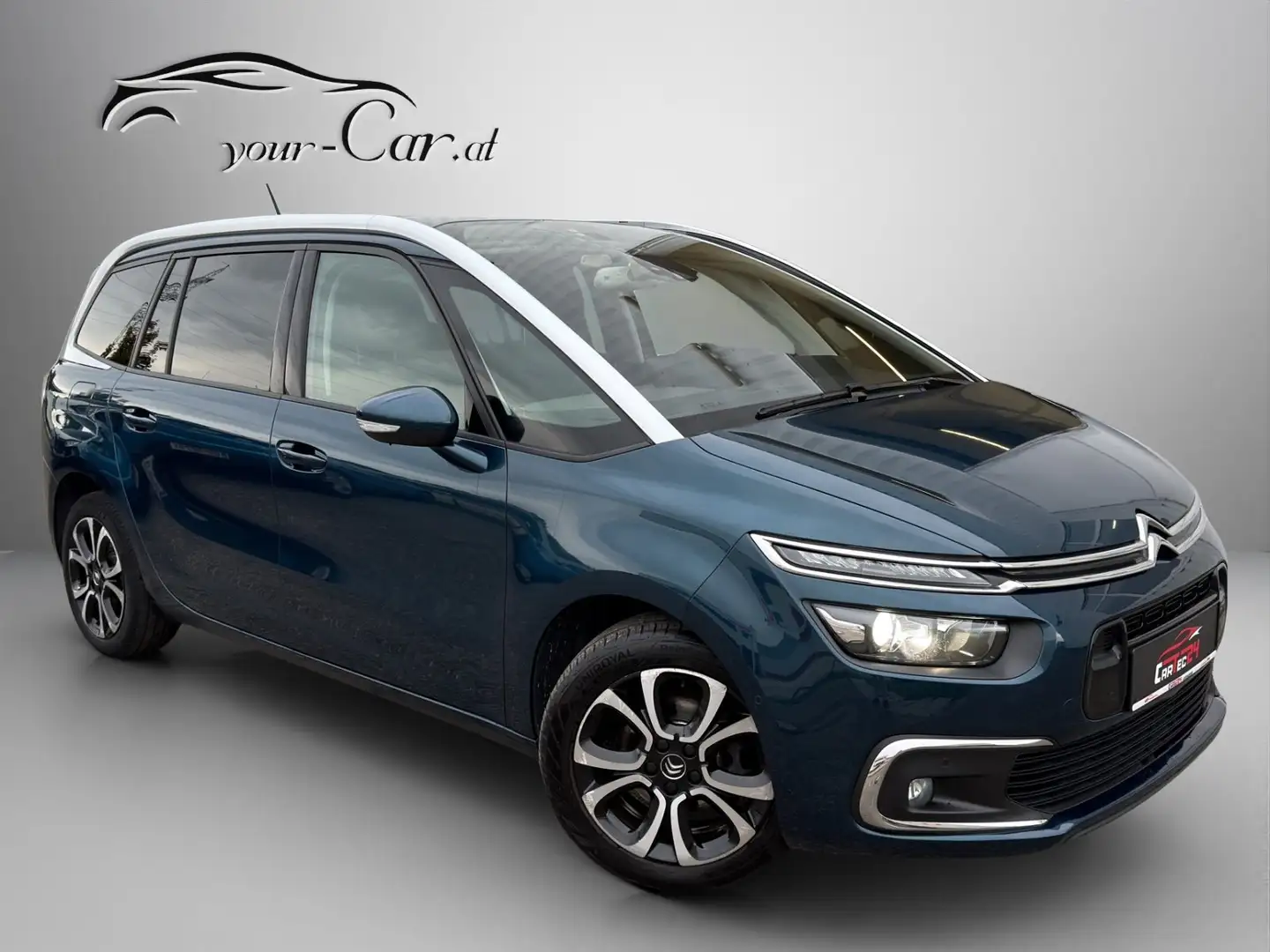 Citroen Grand C4 SpaceTourer 1,5 BHDI 130 EAT8 Shine Plus *7-Sitzer, ACC, AHK* Blau - 1