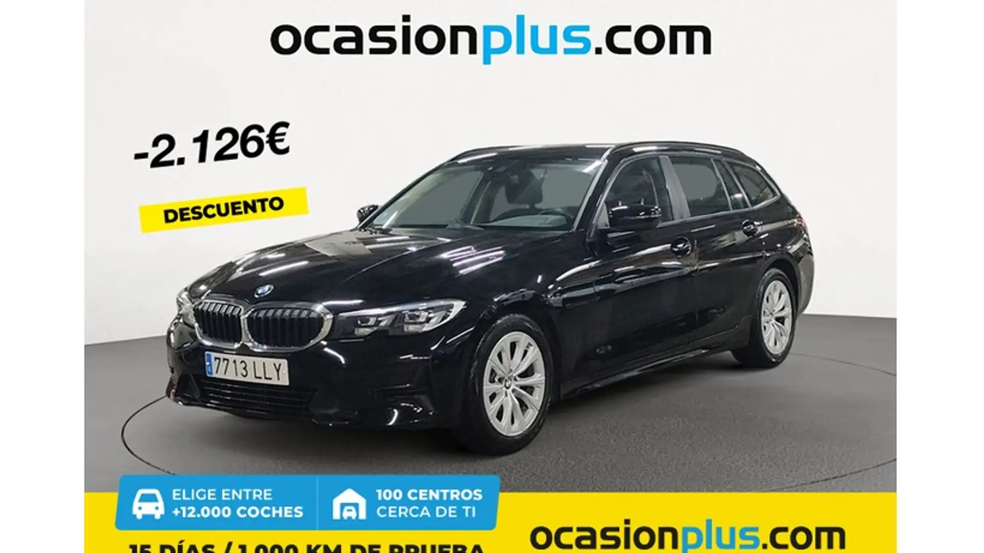 BMW 318 318dA Touring Negro - 1