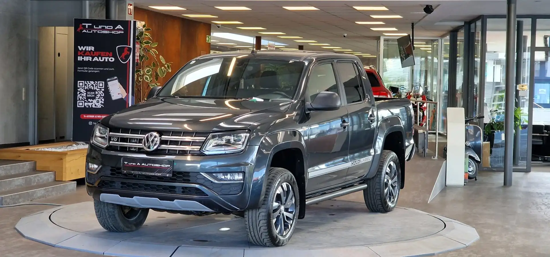 Volkswagen Amarok 3.0 TDI 4x4 Permanent Canyon Aut. *MwSt*AHK*Navi*O Grau - 1