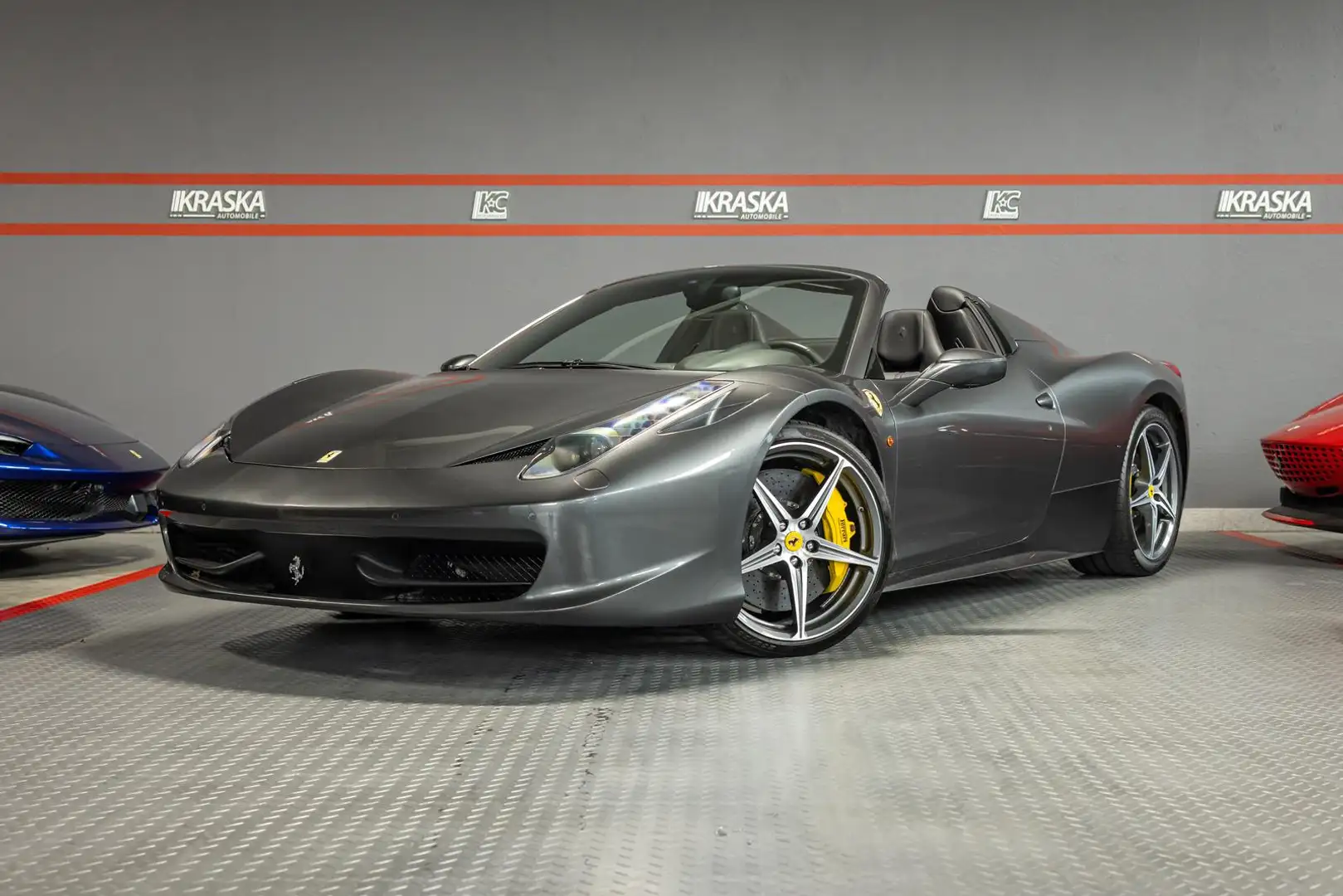 Ferrari 458 Spider Grigio Silverstone AFS JBL LIFT SEATS Gris - 1