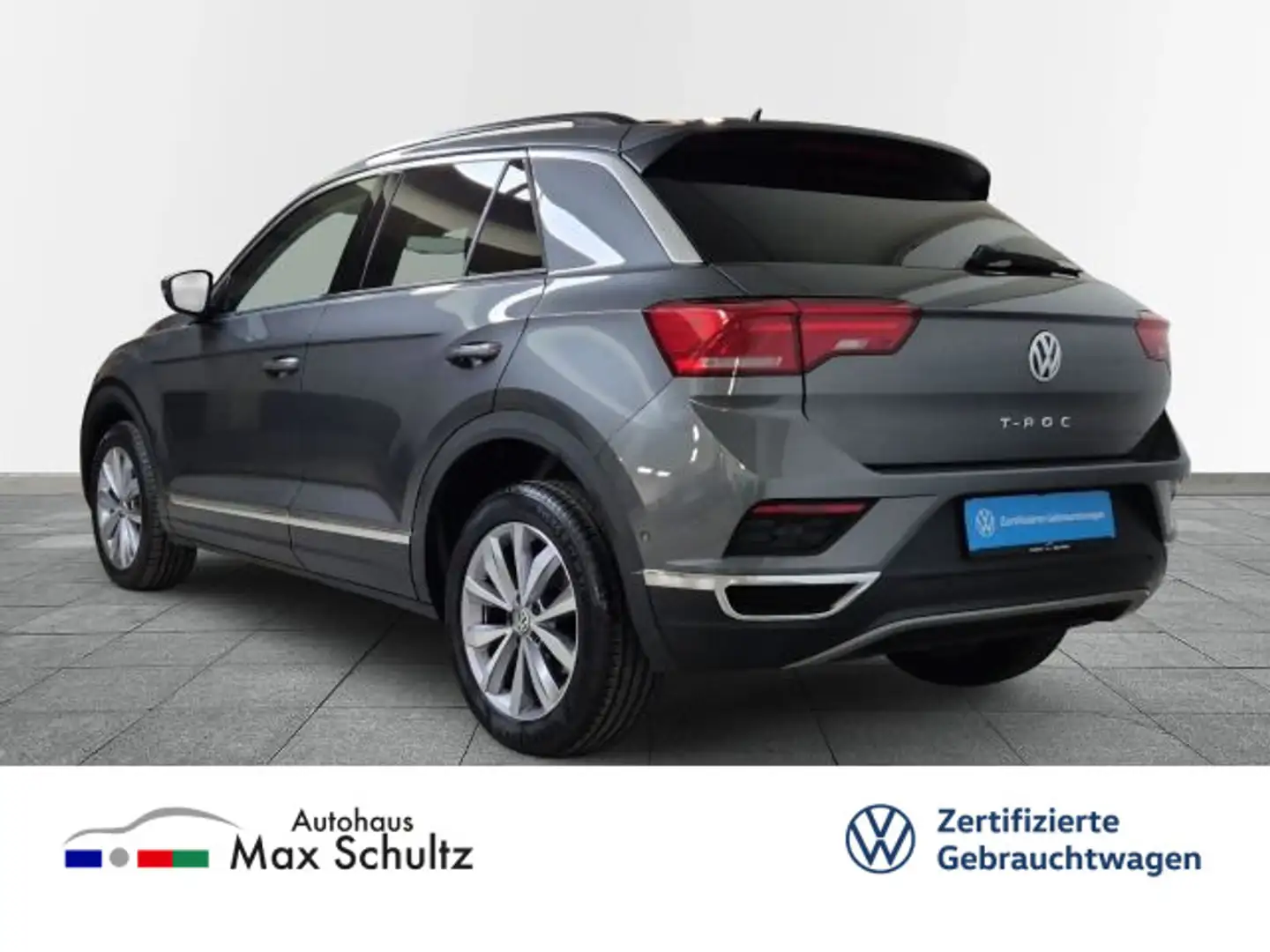 Volkswagen T-Roc Style 1.0 TSI LED+NAVI+AHK.+STANDHEIZUNG Grijs - 2