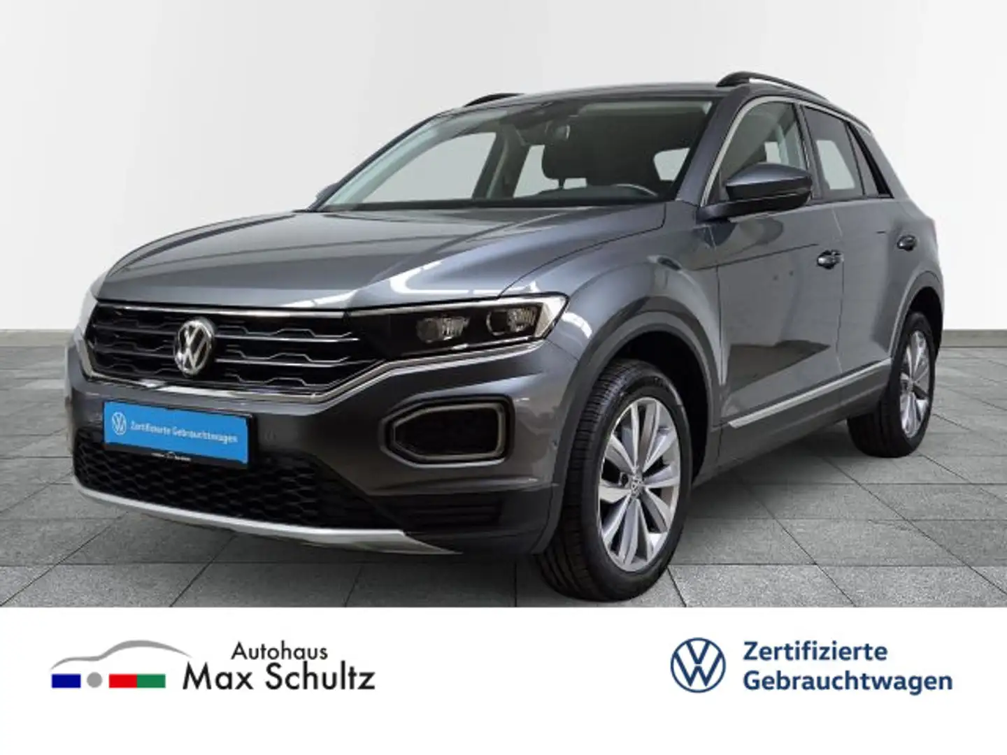 Volkswagen T-Roc Style 1.0 TSI LED+NAVI+AHK.+STANDHEIZUNG Grijs - 1