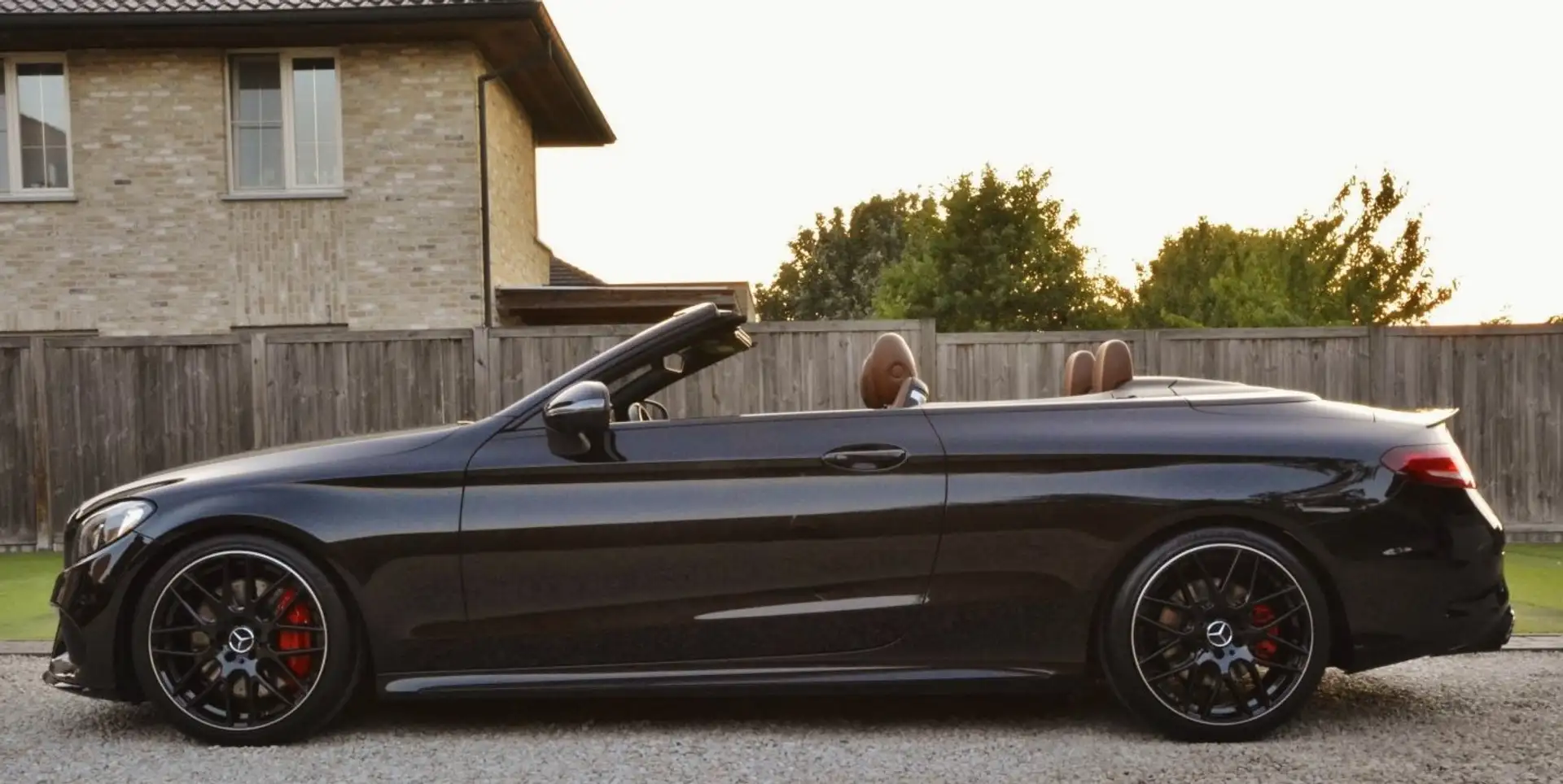 Mercedes-Benz C 43 AMG CabrioC63 LOOK "FULL BLACK-FULL OPTION-28.000KM" Black - 1