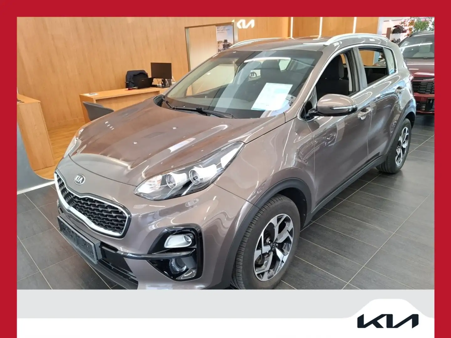 Kia Sportage 1,6 CRDI SCR Silber Marrón - 1