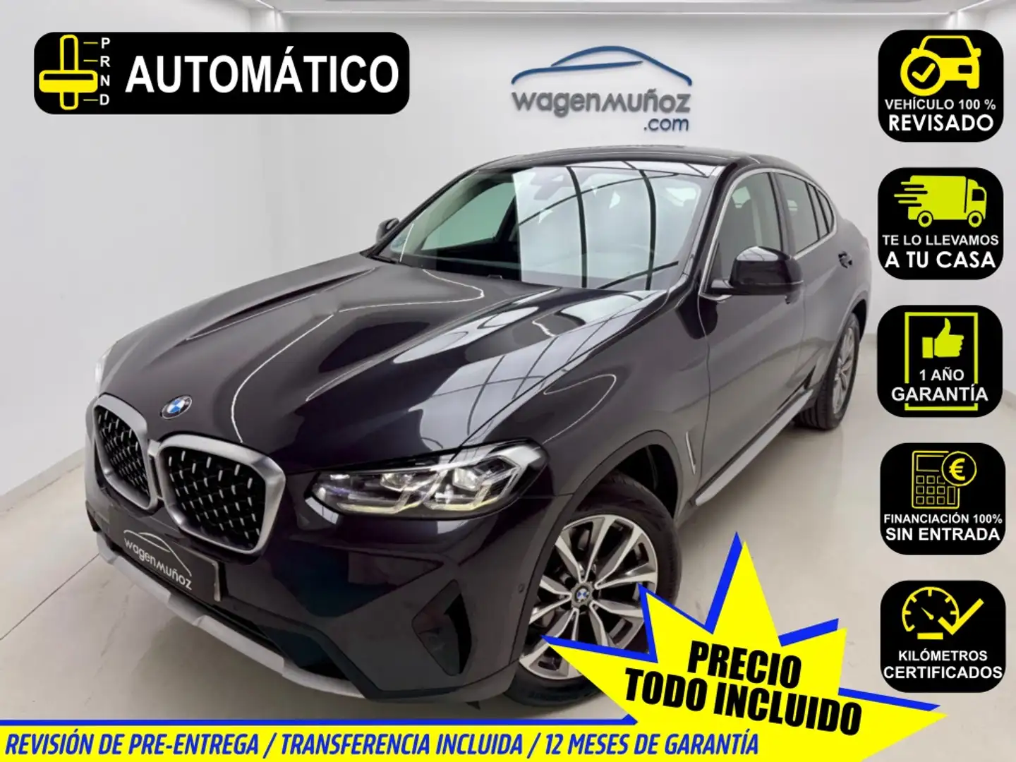 BMW X4 xDrive 20dA xLine Gris - 1