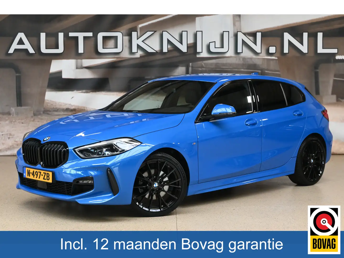 BMW 118 1-serie 118i 136pk High Executive | M Sport Plus P Blauw - 1