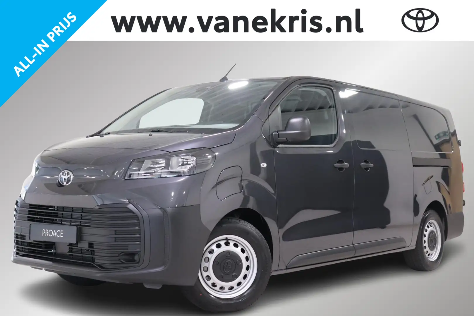 Toyota Proace Electric Worker Long Challenger Extra Range 75 kWh Grijs - 1