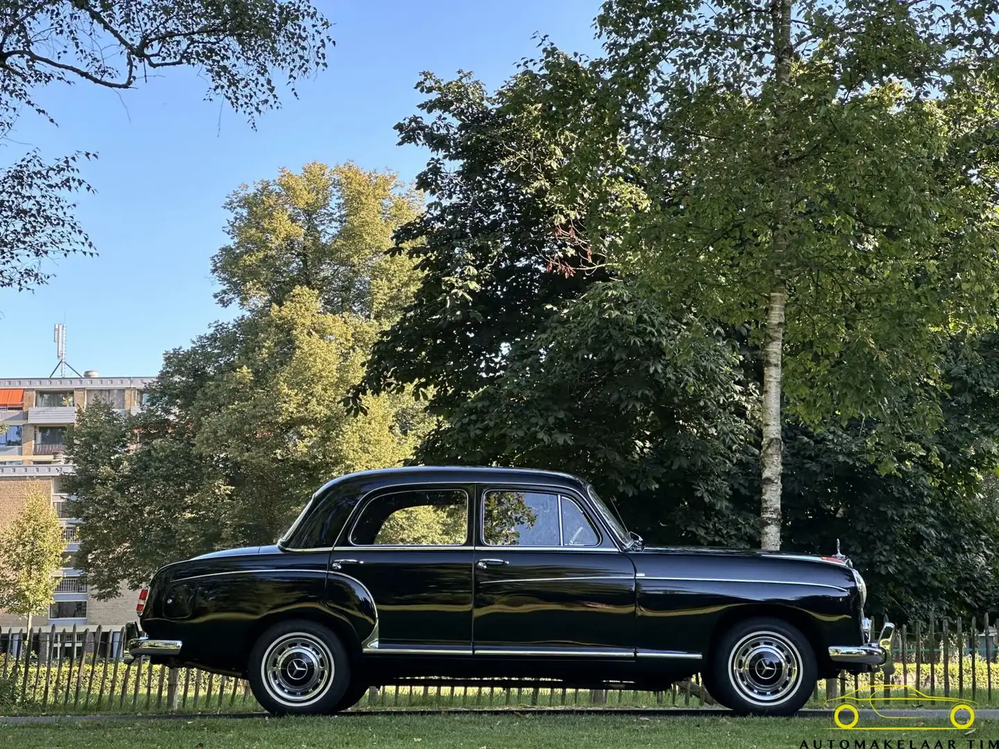 Mercedes-Benz 219 Ponton 1958 W105 / gerestaureerd Noir - 2