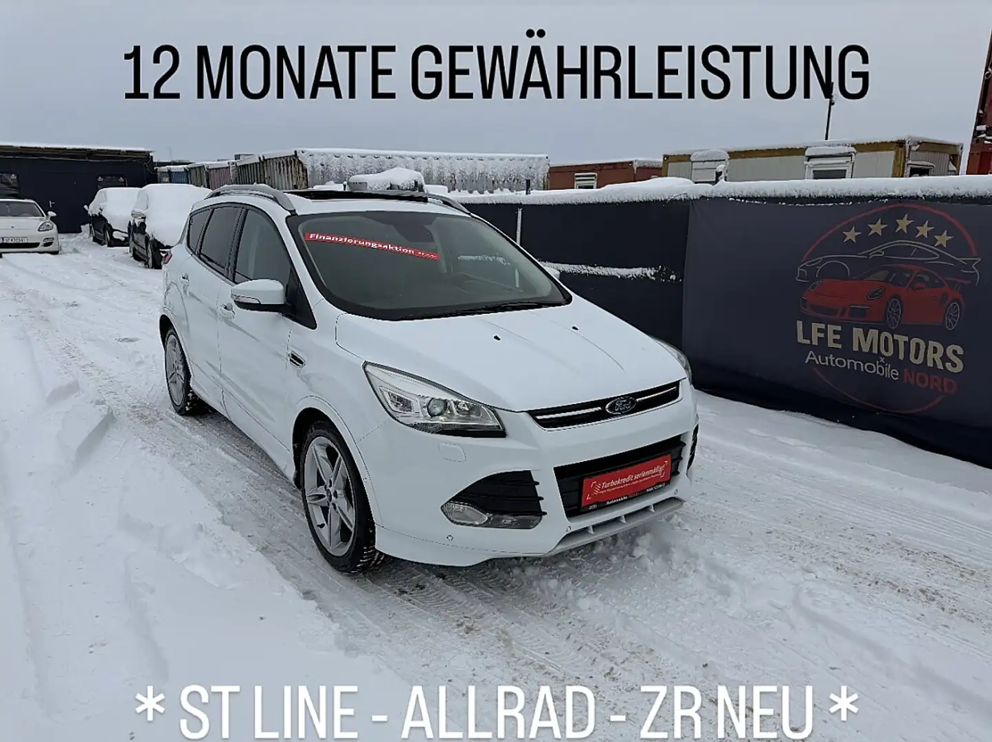 Ford Kuga 2,0 TDCi ST LINE 4x4 Aut. - MEGA OPTIK - Zahnri... Weiß - 1