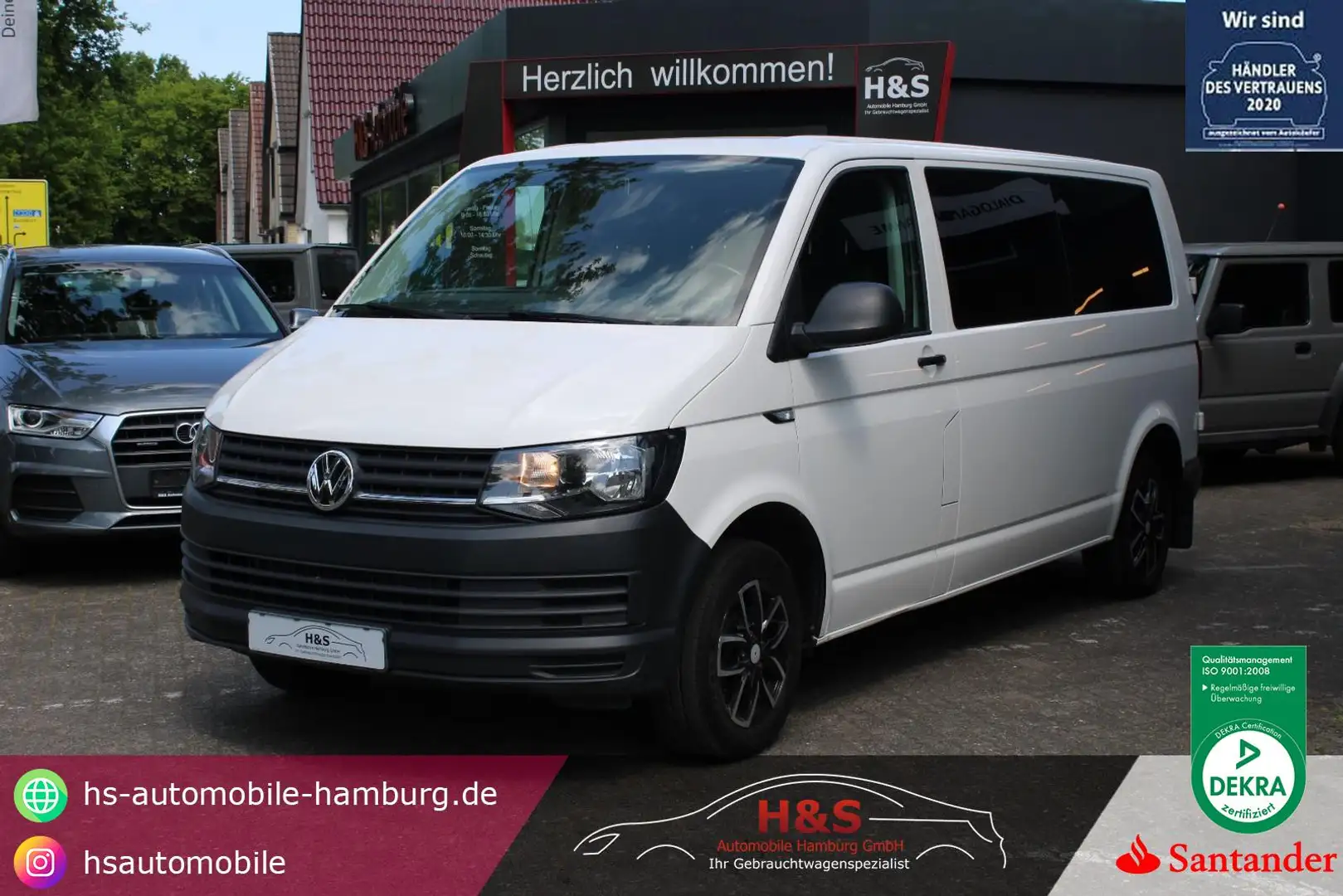 Volkswagen T6 Caravelle T6 Caravelle Trendline lang 9-Sitzer Weiß - 1