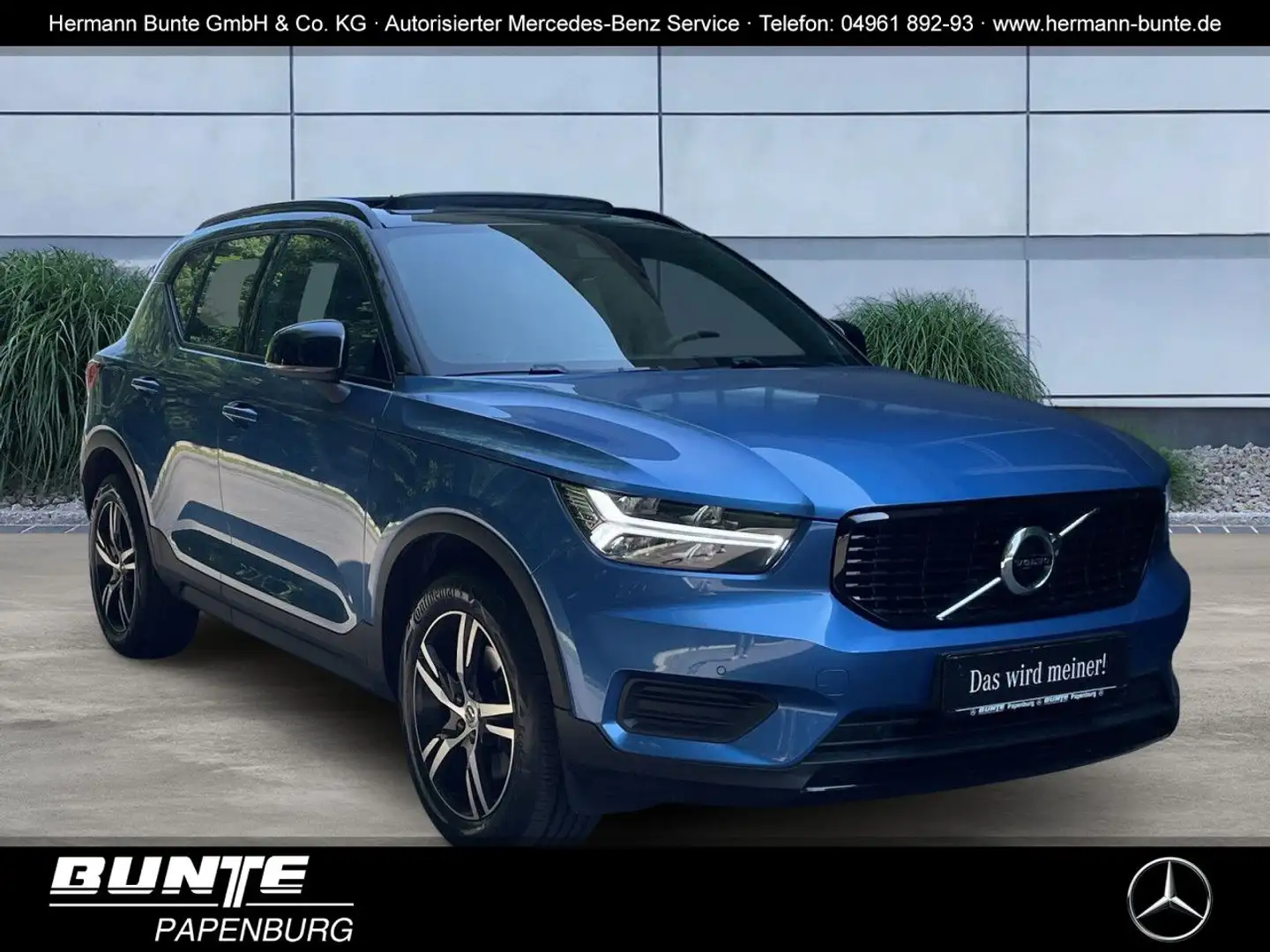 Volvo XC40 D4 R-Design/SCHIEBEDACH/AHK/LED/KAMERA/NA Blauw - 1