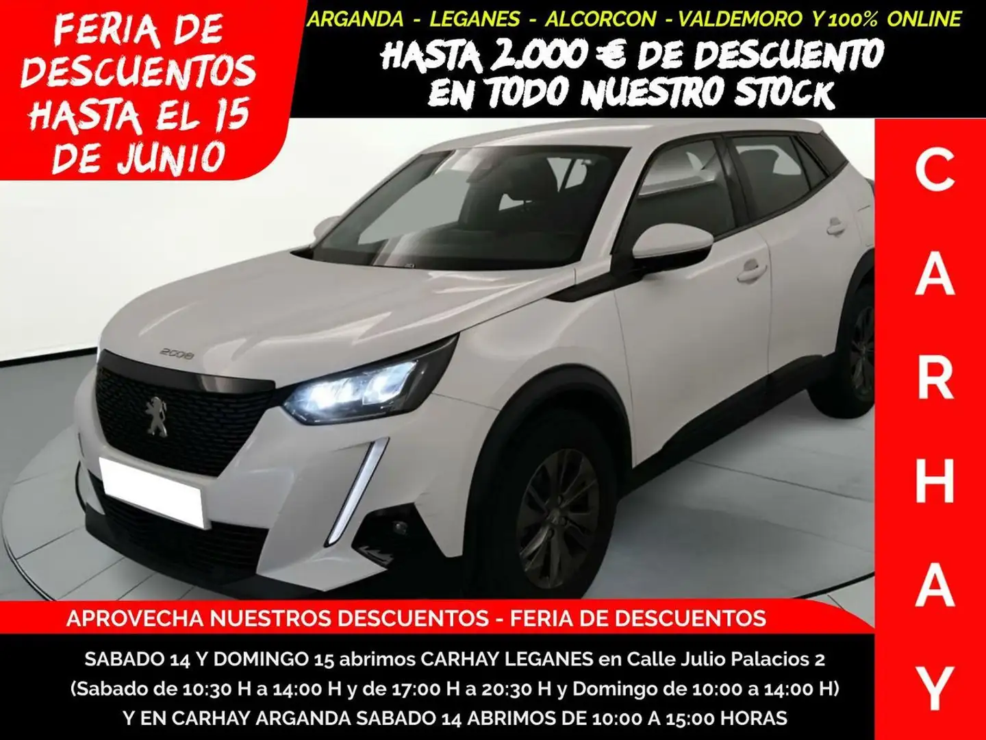 Peugeot 2008 ACTIVE PACK 1.5 HDI 110CV MT6 E6D Weiß - 1