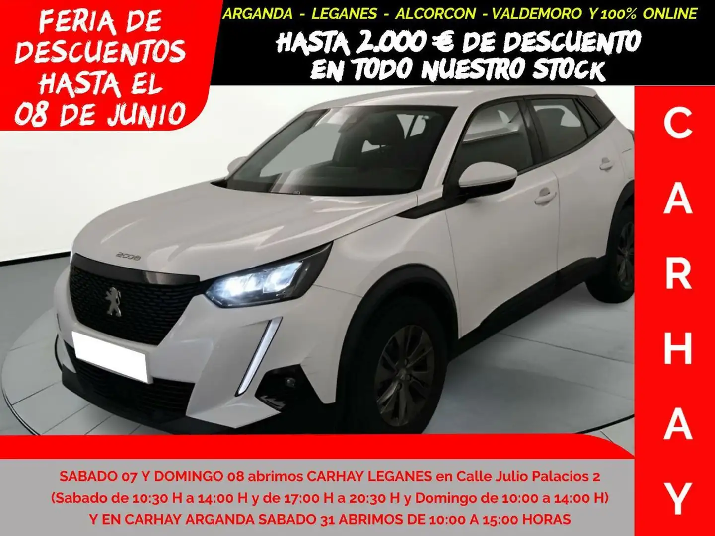 Peugeot 2008 ACTIVE PACK 1.5 HDI 110CV MT6 E6D Blanco - 1