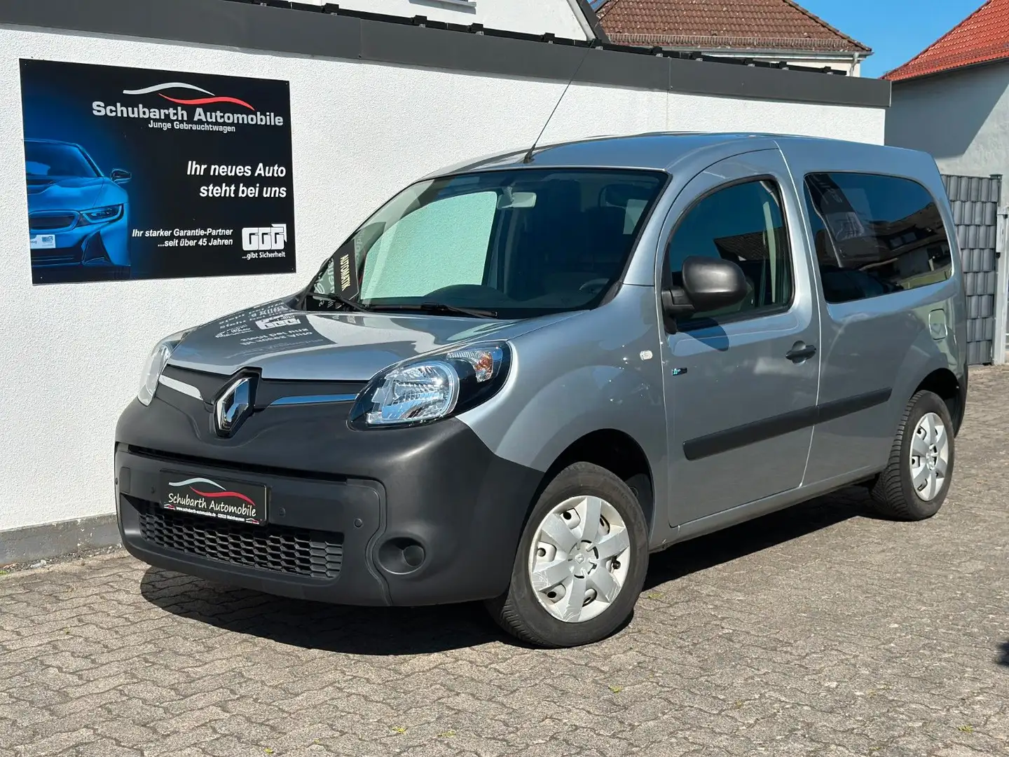 Renault Kangoo Z.E. 33 Elektro Klima Navi Kaufbatterie PDC 1.Hand Grijs - 1