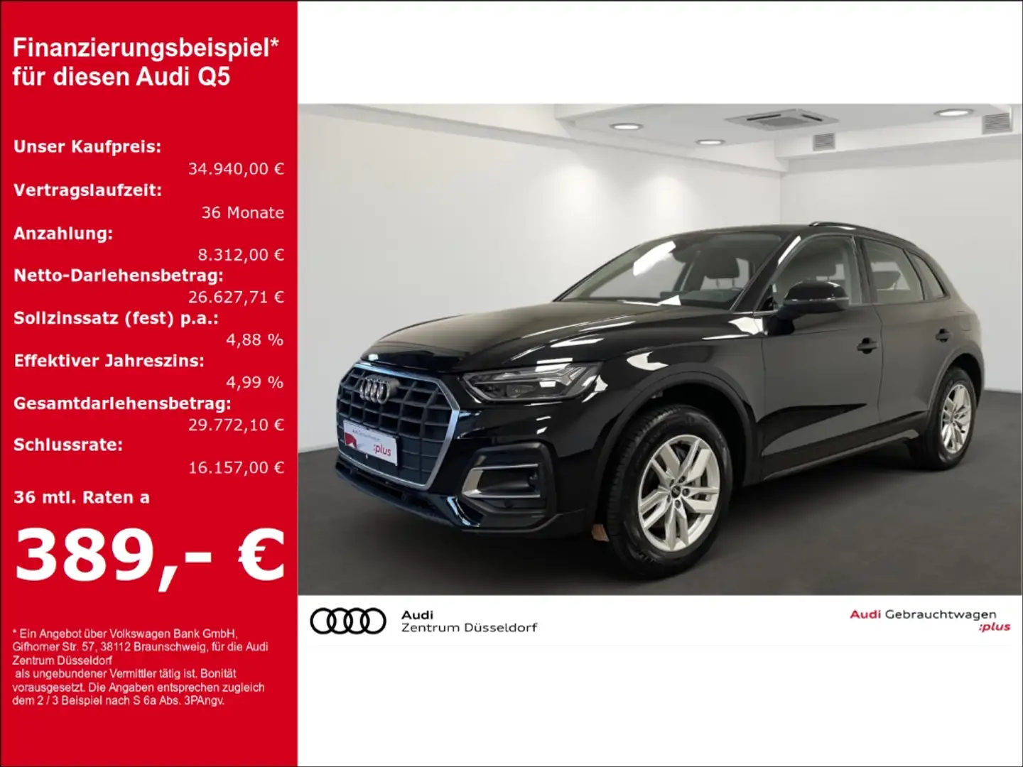 Audi Q5 50 TFSI e quattro VIRTUAL MMI PDC LED Noir - 1
