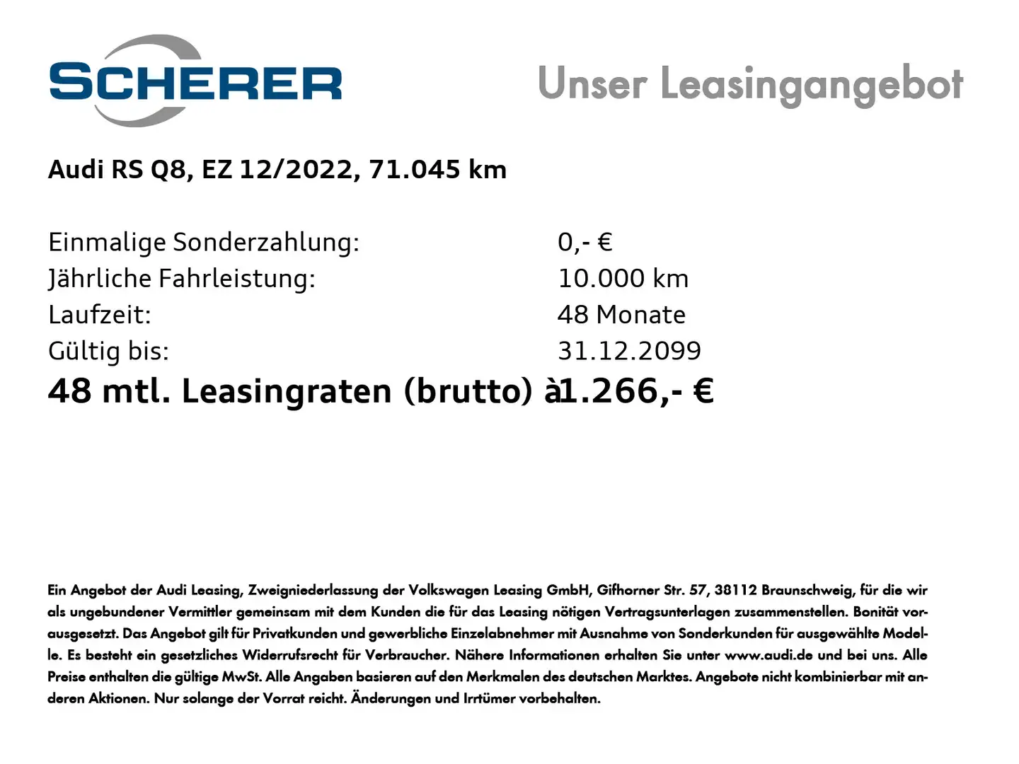 Audi RS Q8 quattro Mtrx.HUD,Keramik,Pano,AHK,Standhz. Weiß - 2