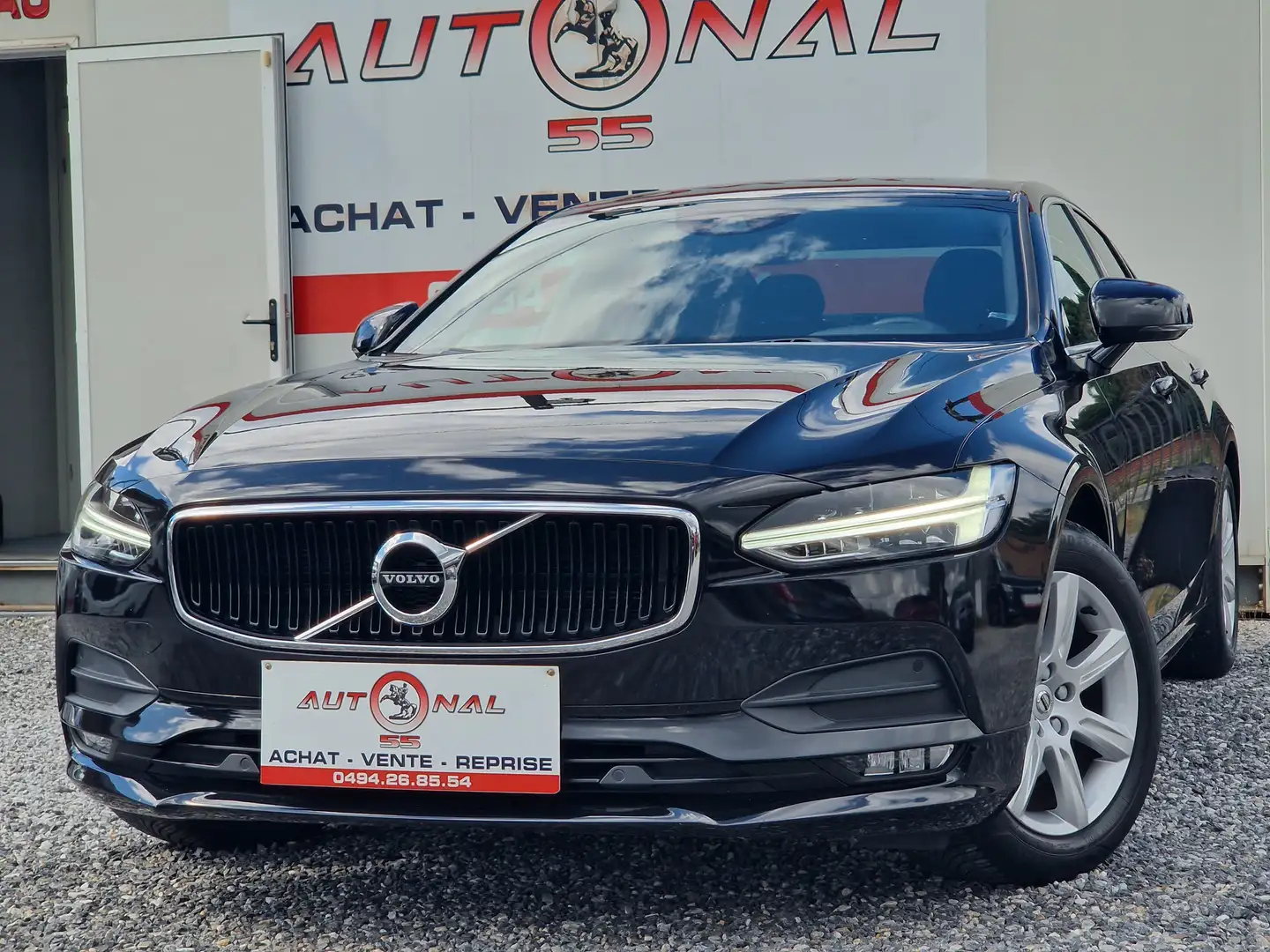 Volvo S90 2.0 D3 150CH*XENON LED*GPS*CUIR*PDC*CARPLAY*CLIM Чёрный - 1