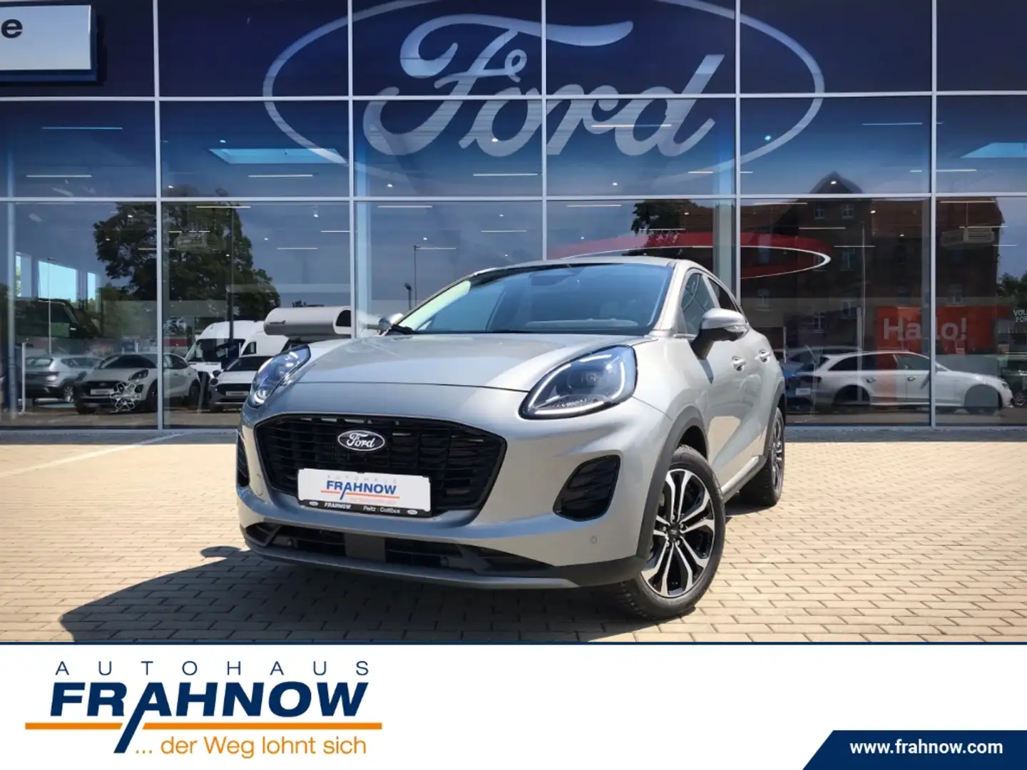 Ford Puma 1.0 EcoBoost MHEV Titanium LED NAVI ACC SHZ 360 KA Silber - 1