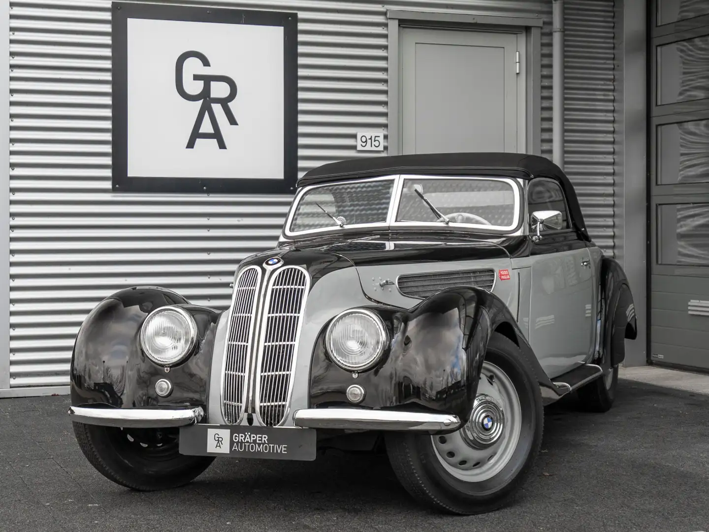 BMW 327 Cabriolet Negro - 1