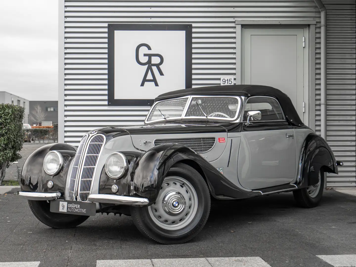 BMW 327 Cabriolet Negro - 2