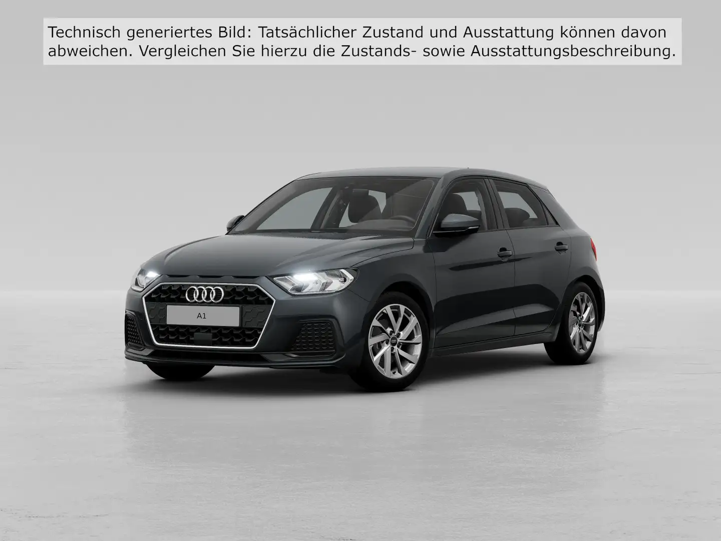 Audi A1 advanced 25 TFSI 8-fach bereift Grijs - 2
