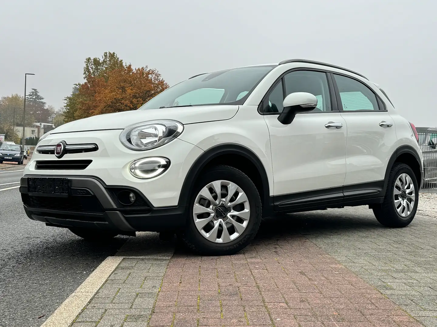 Fiat 500X Cross Automatik PDC AppleCarplay/Android Spurhalte Weiß - 1