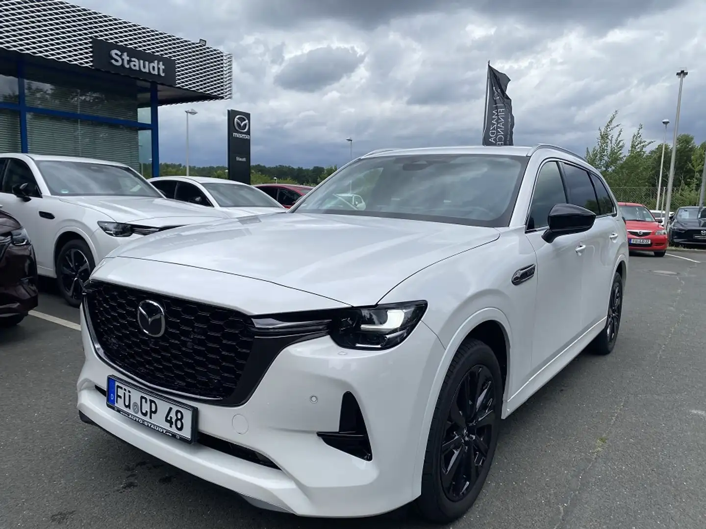 Mazda CX-80 3.3L e-SKYACTIV D 254ps CX-80 D 254ps 8AT AWD Homu Weiß - 1