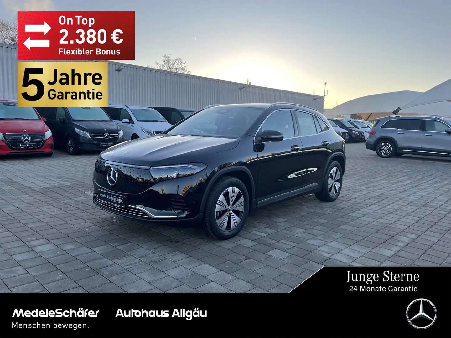 Mercedes-Benz EQA 350 EQA 350 4M Progressive Advanced+ Vorr.-Distronic Noir - 1