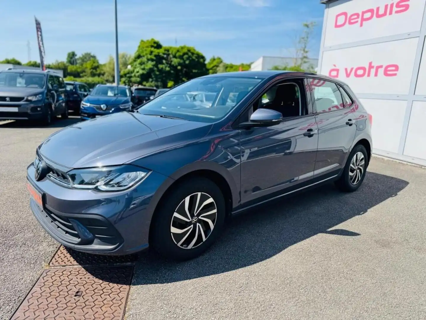 Volkswagen Polo LIFE 1.0TSI 95cv DSG7 PRIX HORS TAXE SPECIAL EXPOR Gris - 2
