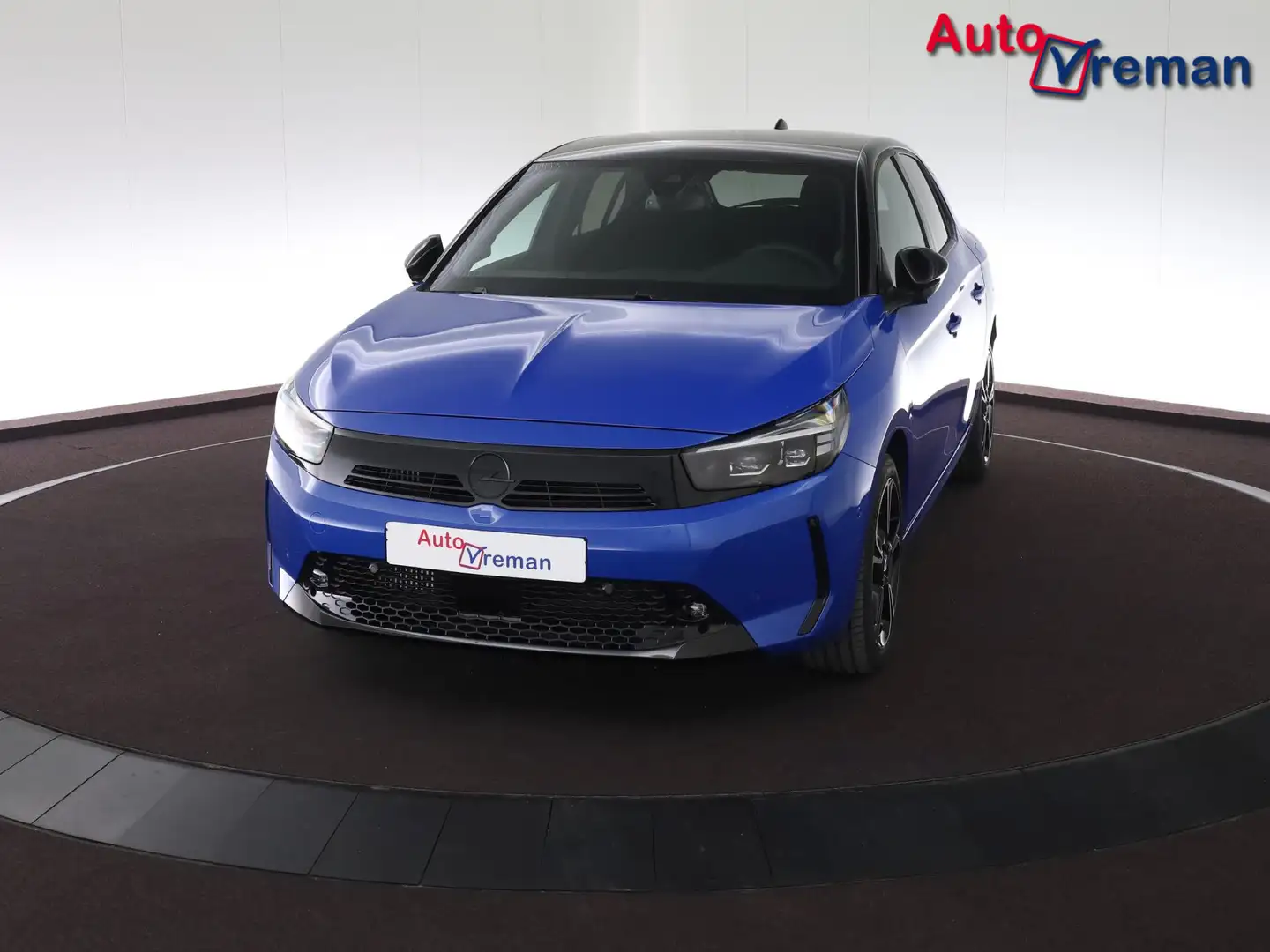 Opel Corsa 1.2 Turbo Hybrid GS Aut -17"/Stoelverwarming- Blauw - 1