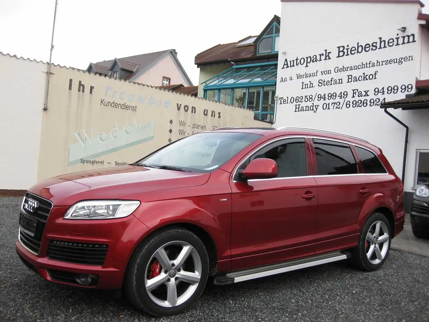 Audi Q7 D 4.2 TDI DPF quattro S-Line Gepflegt Rot - 1