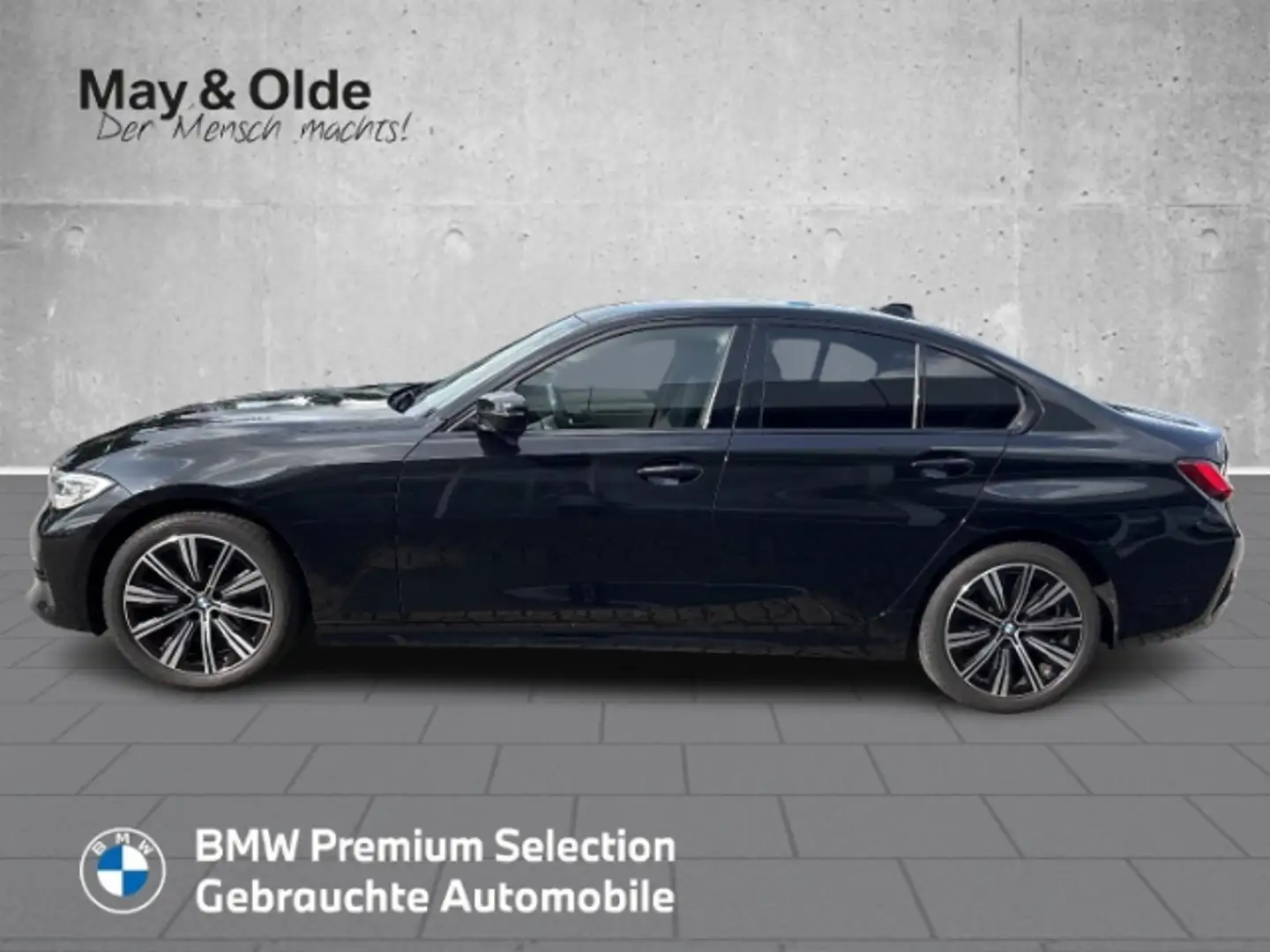 BMW 320 d Sport Line Navi Laser HiFi DA PDC SHZ Schwarz - 2
