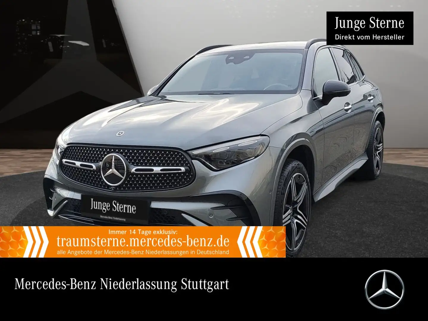 Mercedes-Benz GLC 300 e 4M AMG+NIGHT+360+AHK+BURMESTER+KEYLESS Grau - 1