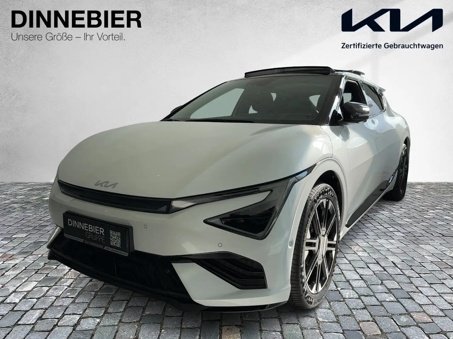 Kia EV6 GT-Line 84kWh RWD Glasdach+LED+360°Kamera Weiß - 2