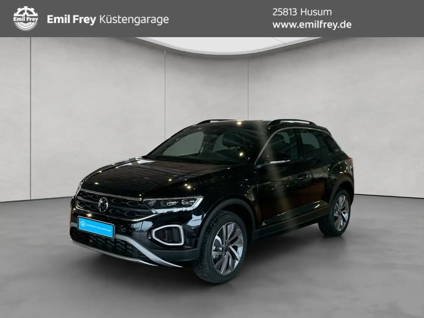 Volkswagen T-Roc GOAL 2.0 l TDI DSG,NAVI,RFK,AHK Schwarz - 1