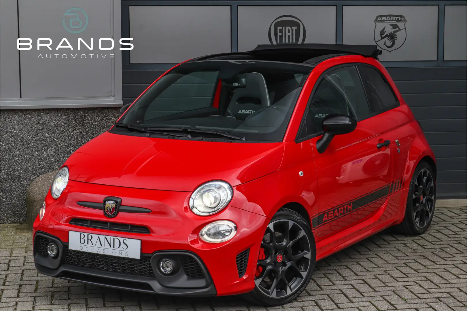 Abarth 595C 1.4 T-Jet Competizione Full option Sabelt carbon G Rot - 1