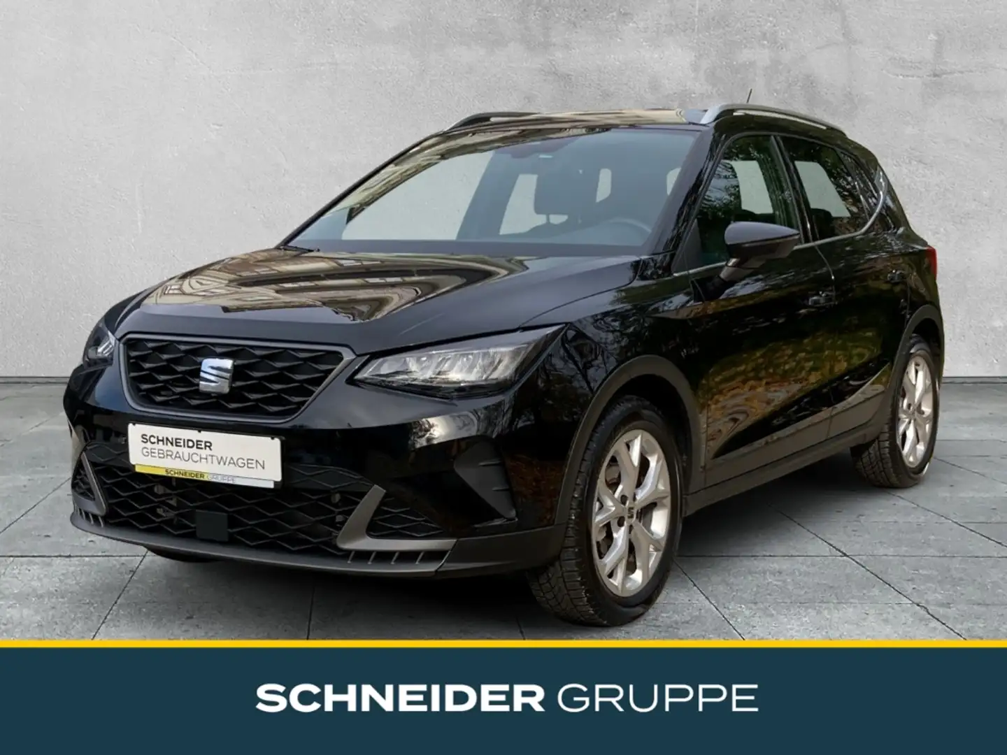 SEAT Arona 1.0 TSI FR LED+NAVI+SHZ+TEMPOMAT+FULL-LINK Schwarz - 1