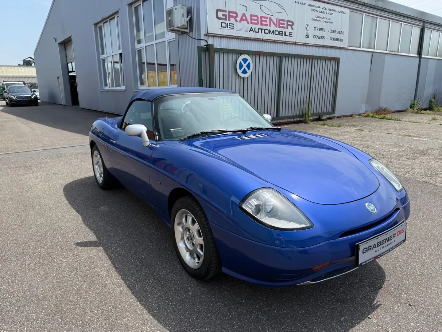 Fiat Barchetta 1.8 Cabrio TRAUMZUSTAND 1H. Scheckheft Niebieski - 2