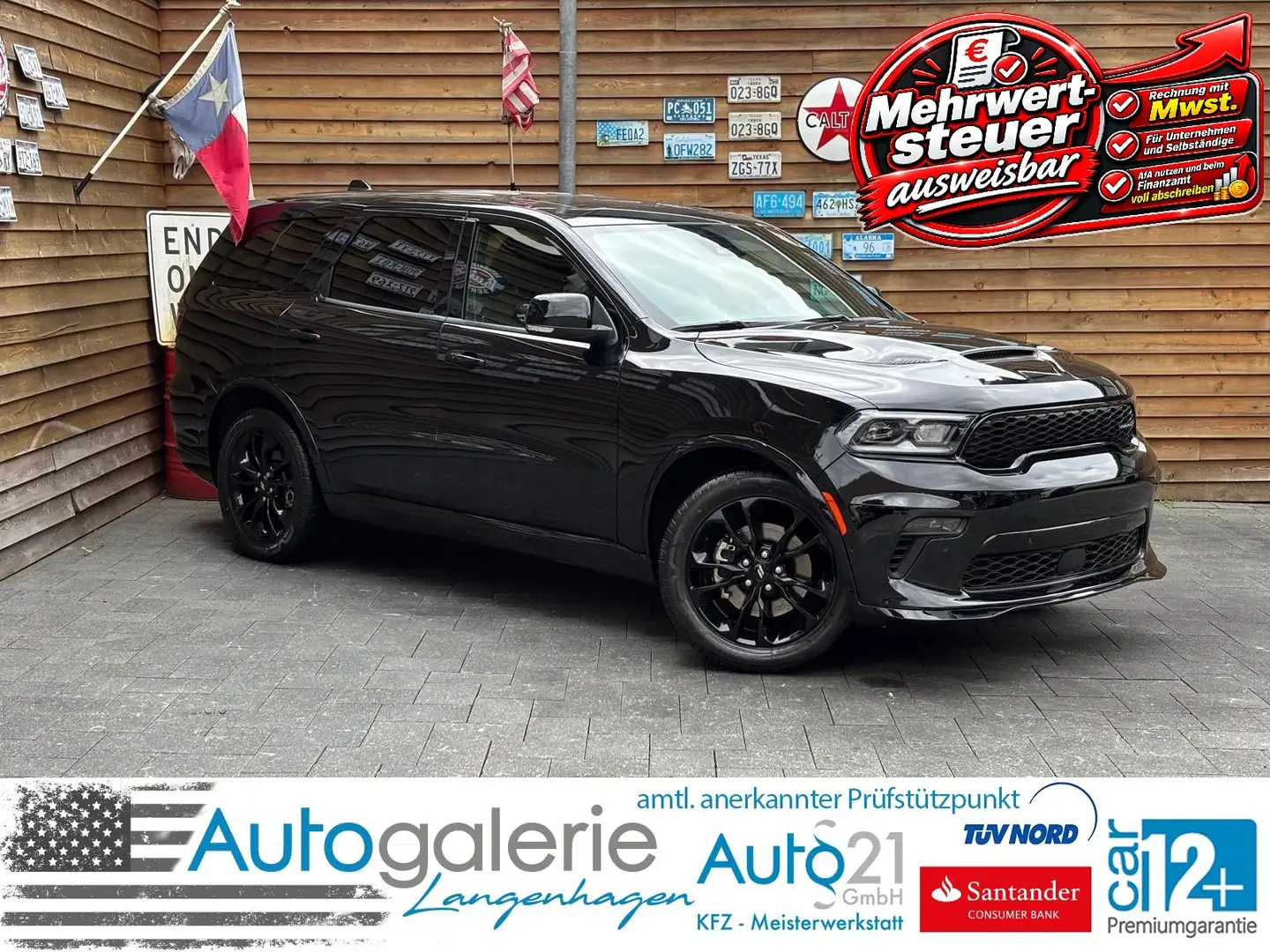 Dodge Durango 5,7L R/T AWD 6S. H&K ACC Schiebdach Schwarz - 1