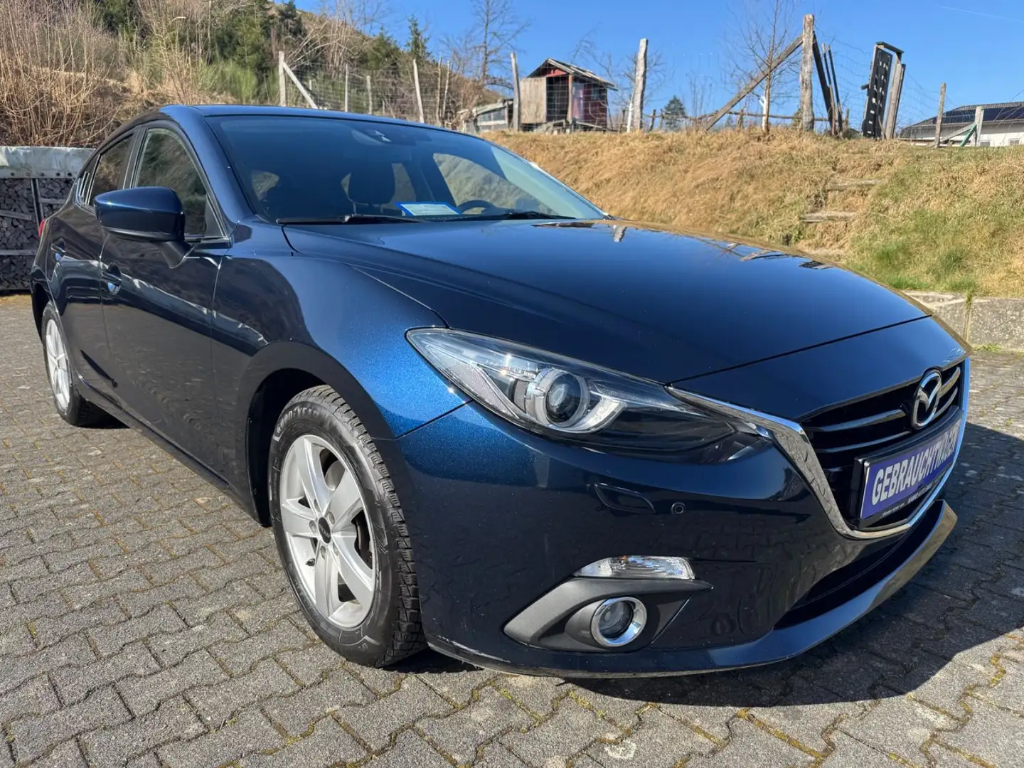 Mazda 3 Lim. Sports-Line-Navi-Bi Xenon-Head-Up- Blau - 1