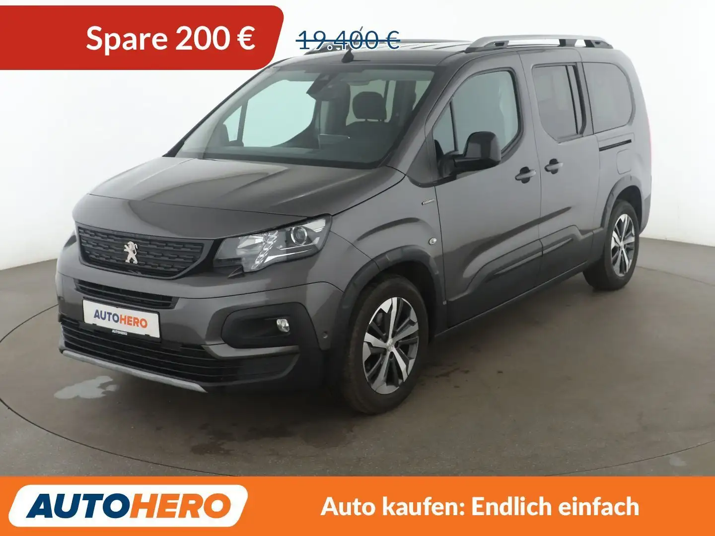 Peugeot Rifter 1.2 PureTech Allure L2*NAVI*TEMPO*CAM*PDC*SHZ*AHK* Grau - 1
