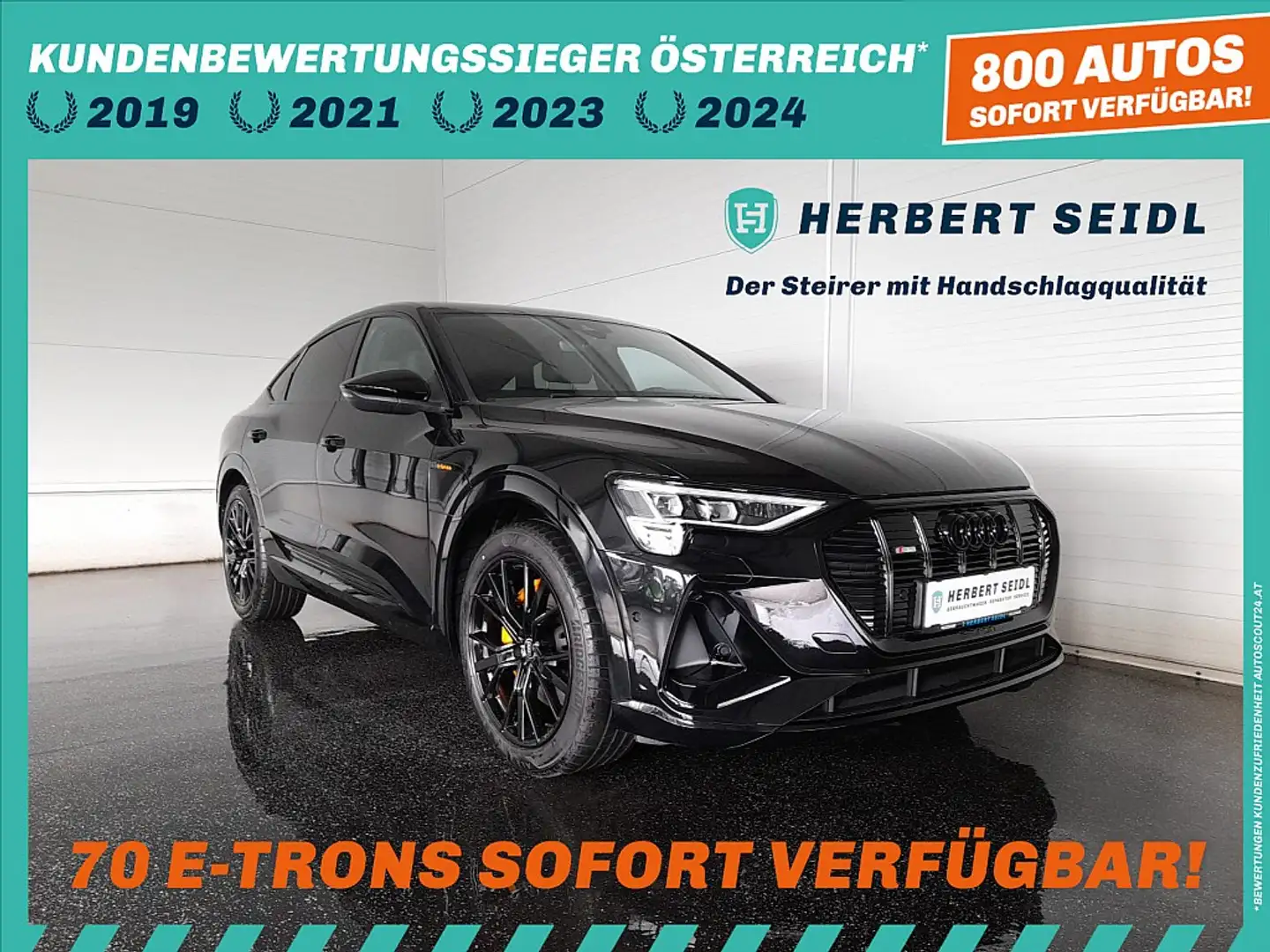 Audi e-tron SB 50 quattro S-LINE BLACK EDITION *NP: € 94.95... Schwarz - 1