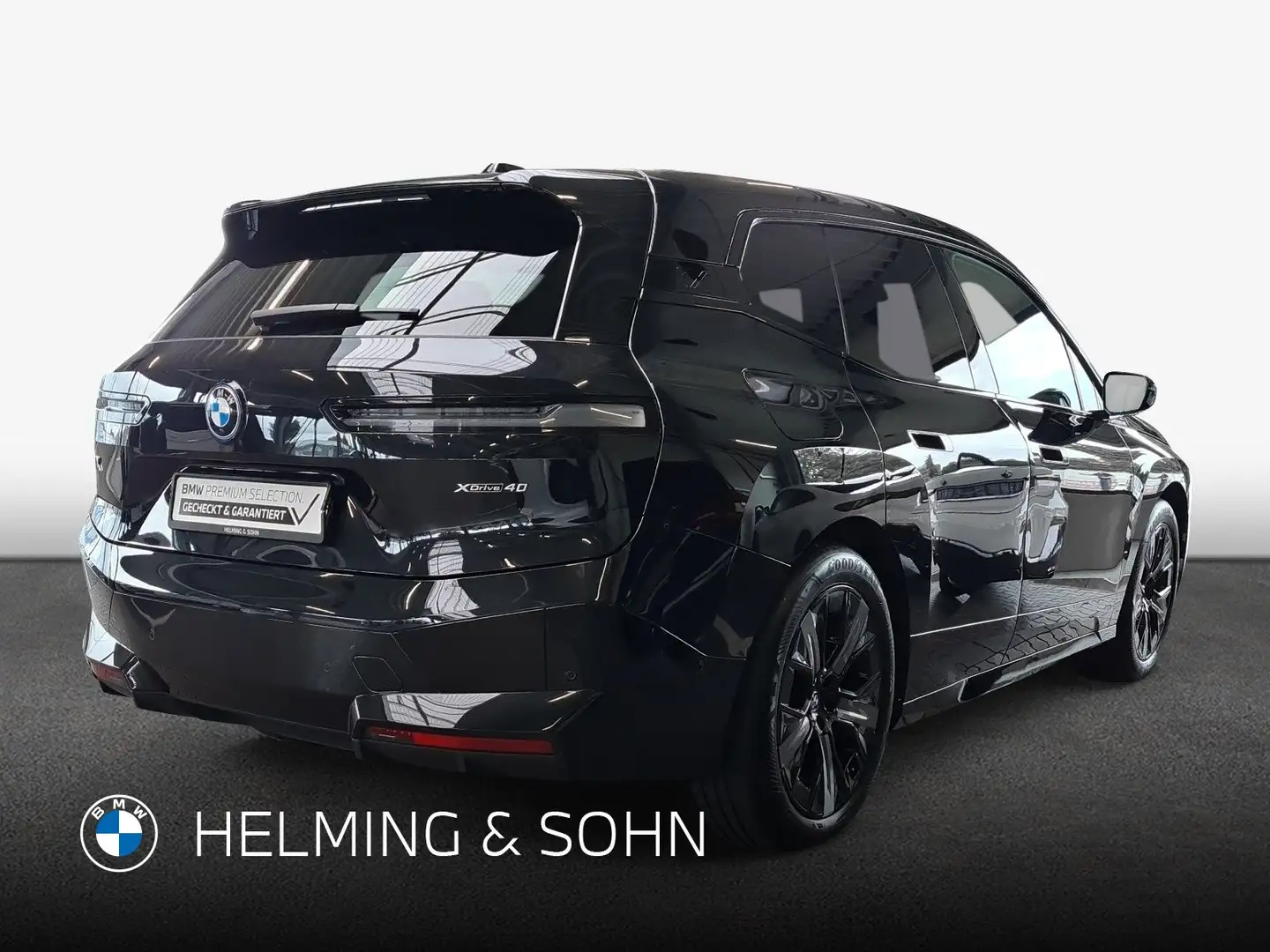BMW iX xDrive40 Sportpaket HK HiFi Head-Up Massage uvm. Schwarz - 2