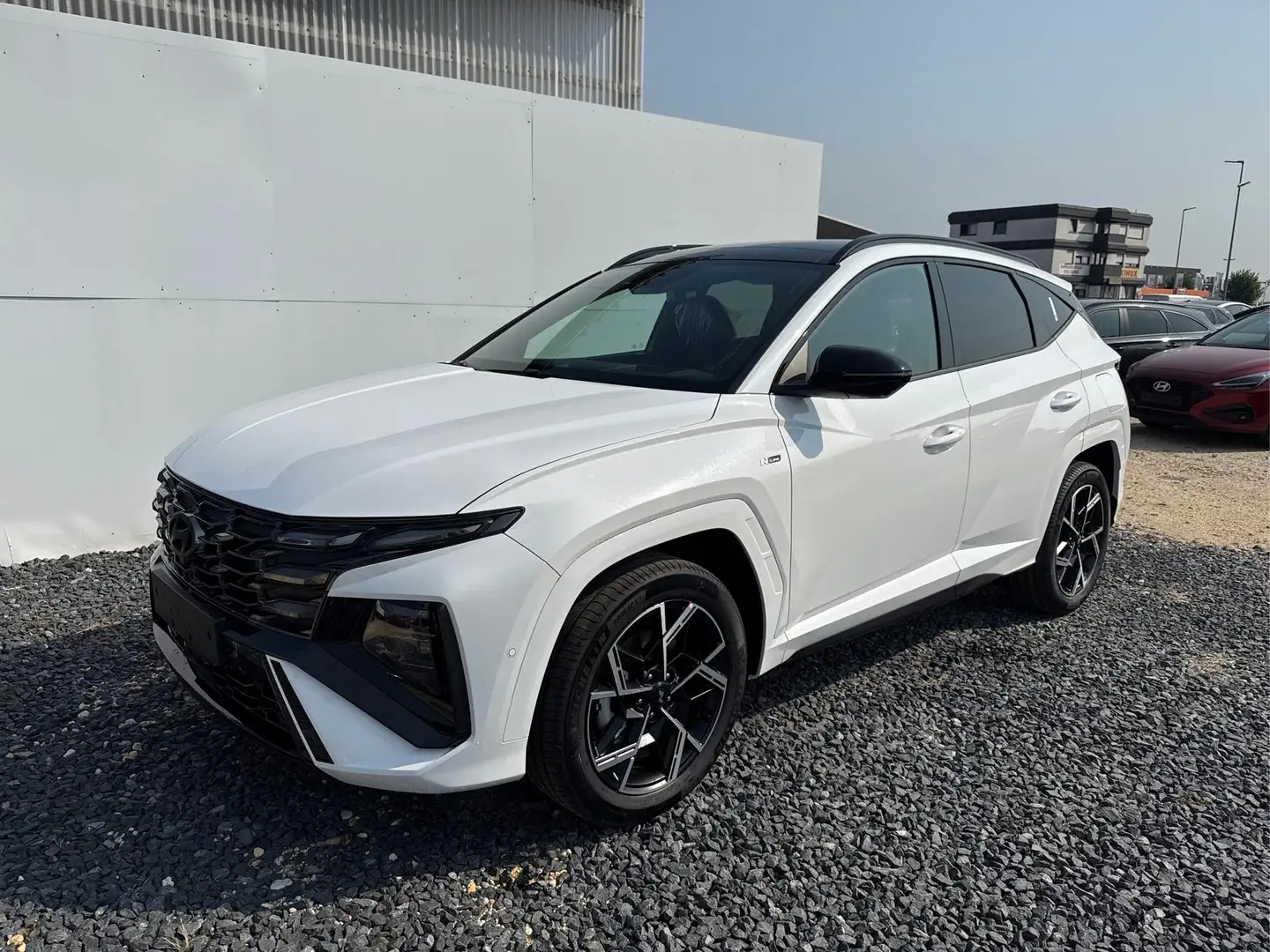 Hyundai TUCSON Impression HEV 4WD AUT N-LINE PANO ACC ECC 360 ... Weiß - 1