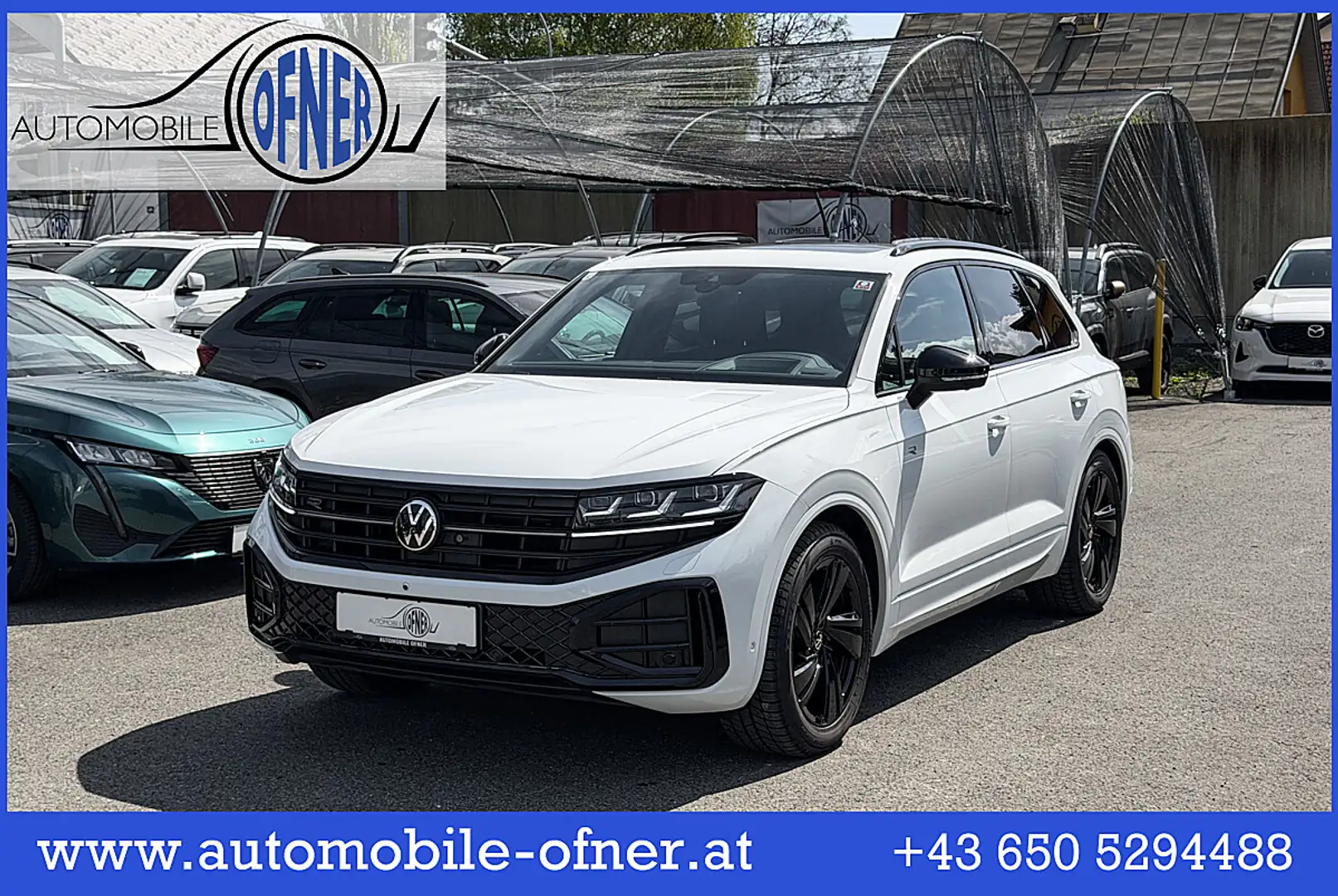 Volkswagen Touareg 4Motion V6 TDI SCR R-Line Aut. AHK Night-Vision... Weiß - 1