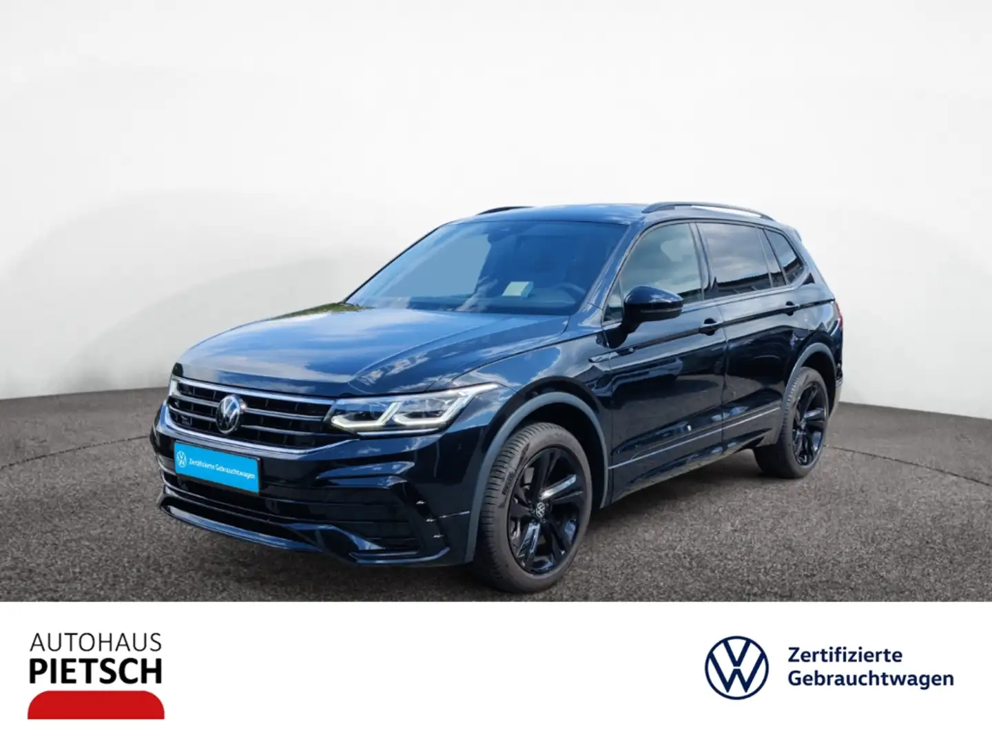 Volkswagen Tiguan Allspace 2.0 TSI R-Line 4M Busi. IQ.Light AHK Schwarz - 1