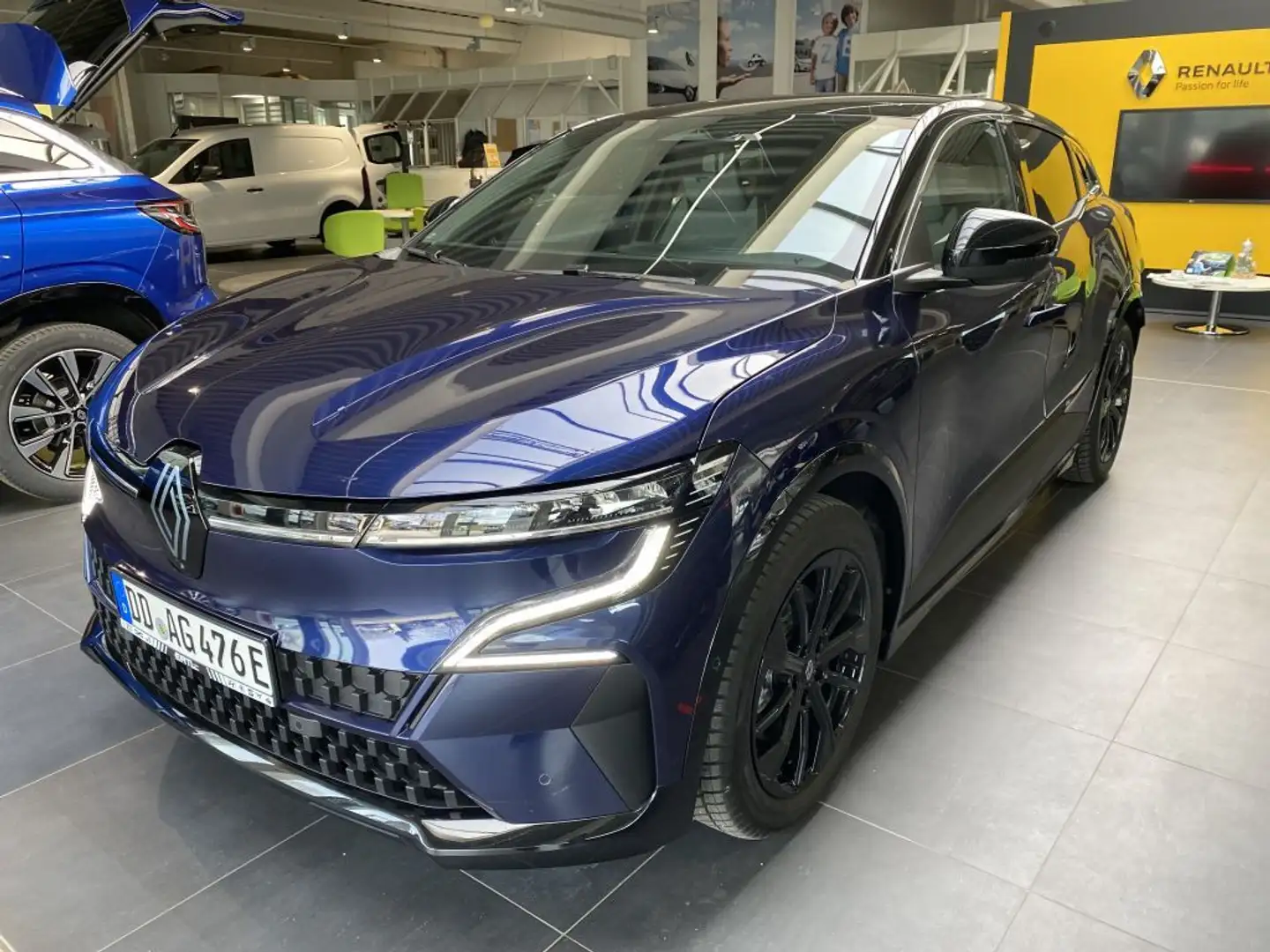 Renault Megane EV60 220hp Techno+Wärmepumpe+360° Kamera Blauw - 1